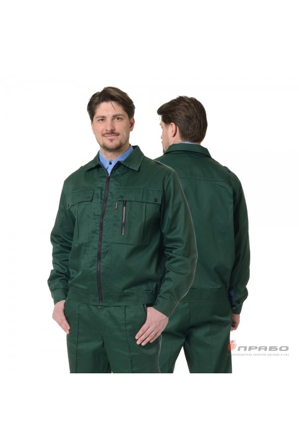 Костюм мужской "Ясон" зелёный для сотрудников охранных предприятий (куртка и брюки)