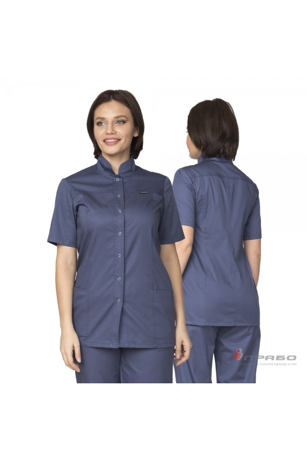 Куртка медицинская женская "Медик" синяя