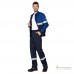 Костюм антистатический мужской "Вираж-Антистат М" тёмно-синий/василёк (куртка и брюки)