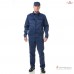 Костюм мужской "Альфа" синий (куртка и брюки) для охранников