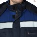 Костюм антистатический мужской утеплённый "Антистат" тёмно-синий/василёк (куртка и брюки)